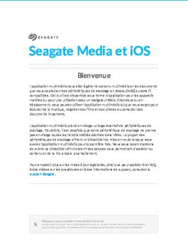 Seagate Media et iOS