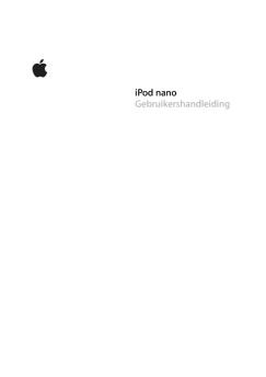 iPod nano Gebruikershandleiding - Support - Apple