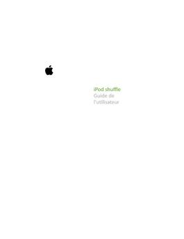 iPod shuffle Guide de l'utilisateur - Support - Apple