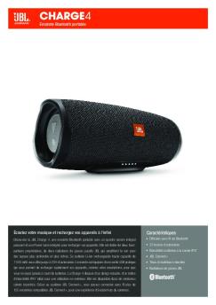 Spec Sheet (FR) - JBL