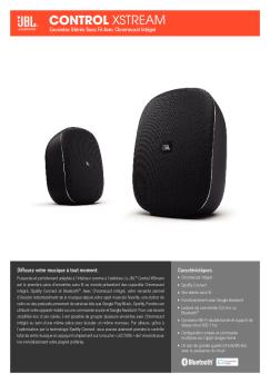 Diffusez votre musique à tout moment. Caractéristiques Enceintes ... - Jbl