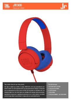 Caractéristiques Pour entrer dans la cour des grands. Casque ... - Jbl