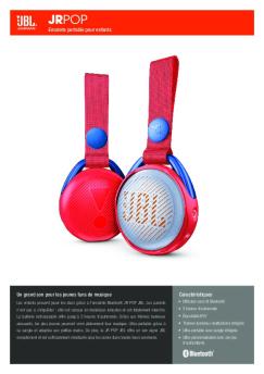 Caractéristiques Un grand son pour les jeunes fans de ... - JBL