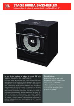stage 800ba bass-reflex - Jbl