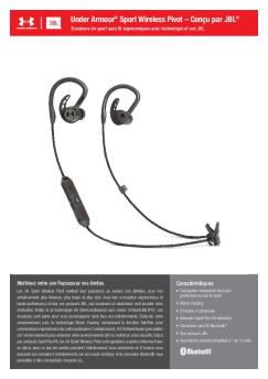 Under Armour? Sport Wireless Pivot ? Con?u par JBL?