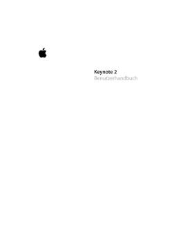Keynote 2 Benutzerhandbuch - Support - Apple