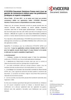 Télécharger cet article en PDF - Kyocera