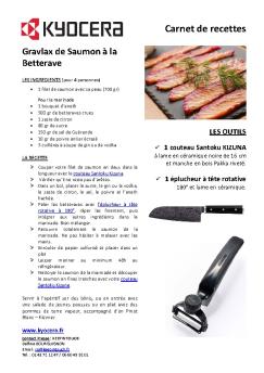 Carnet de recettes - Kyocera