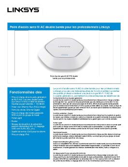 Fonctionnalités clés - Linksys