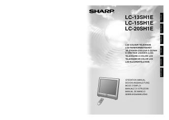 LC-13/15/20SH1E Operation-Manual FR