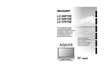 LC-26/32/37P70E Operation-Manual FR