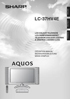 LC-37HV4E Operation-Manual FR