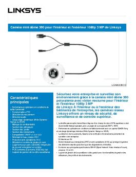 Caractéristiques principales - Linksys