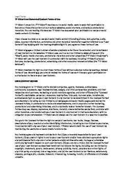 Legal Terms Ugc Guideline