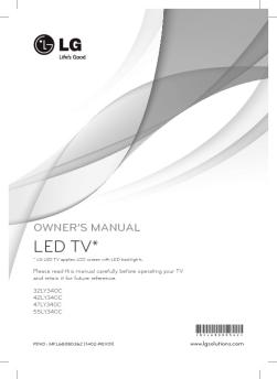 Owner's Manual - LG Electronics