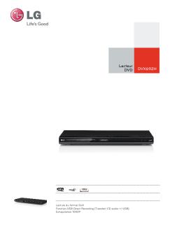 DVX692H Lecteur DVD