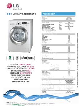 F12030CDP LAVANTE-SECHANTE