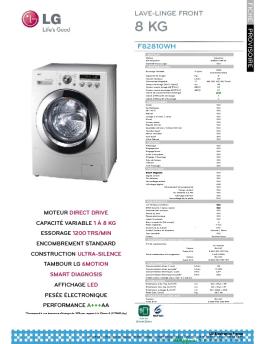 F82810WH LAVE-LINGE FRONT