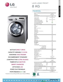 F84815SL LAVE-LINGE FRONT