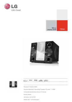 FB166 Micro chaîne DVD
