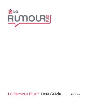 LG GW370 Owners Manual - English - LG Electronics