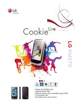 Fiche produit LG KM570