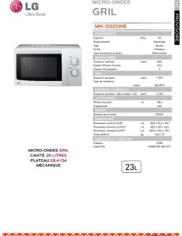 MH-5020NB MICRO-ONDES