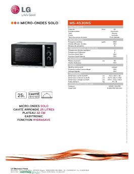 MICRO-ONDES SOLO MS-4530NS