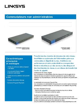 Commutateurs non administrables Linksys - Top Achat