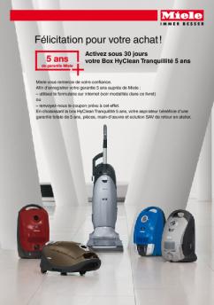 Conditions d'application du contrat SAV - Miele