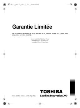 Garantie Limitée - Toshiba