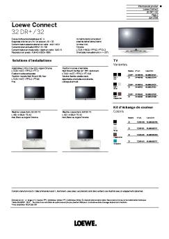 Loewe Connect 32 DR+ / 32 - Loewe TV