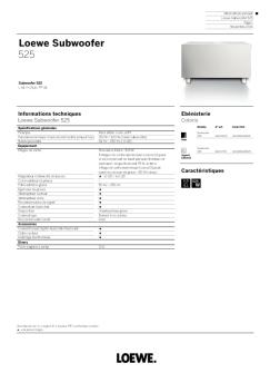 Loewe Subwoofer 525 - Loewe TV