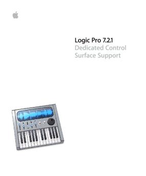 Logic 7: Dedicated Control Surface Support (Manual)