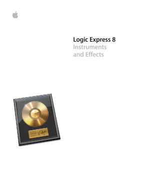 Logic Express 8 Instruments and Effects - Support - Apple