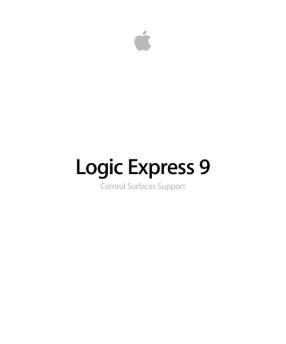 Logic Express 9 Control Surfaces Support - Apple