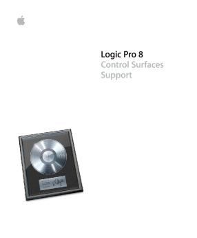 Logic Pro 8 Control Surfaces Support - Apple