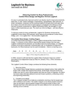 Read more (PDF, English only) - Logitech