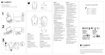 Getting started with Première utilisation Logitech® Wireless Mini ...