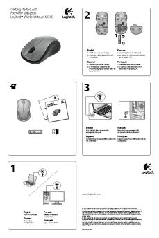 Getting started with Première utilisation Logitech® Wireless Mouse ...