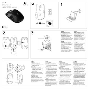 Getting started with Première utilisation Logitech® Wireless Mouse ...
