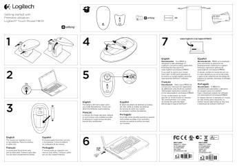 Getting started with Première utilisation Logitech® Touch Mouse M600