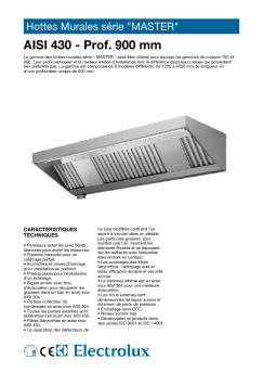 Hottes Murales série 