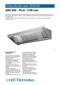 Hottes Murales série 