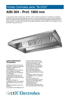 Hottes Centrales série 