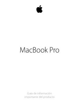 MacBook Pro Guía de información - Support - Apple