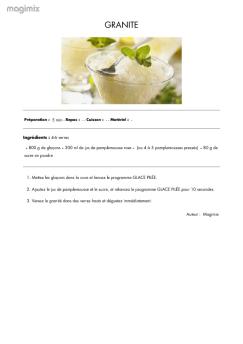 granite - Magimix