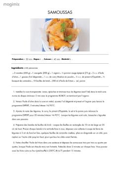 samoussas - Magimix
