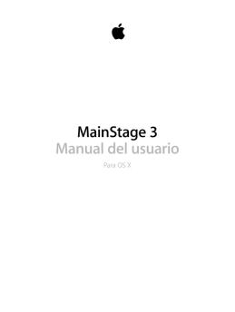 Manual del usuario de MainStage 3 - Apple