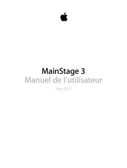 Manuel de l'utilisateur de MainStage 3 - Apple